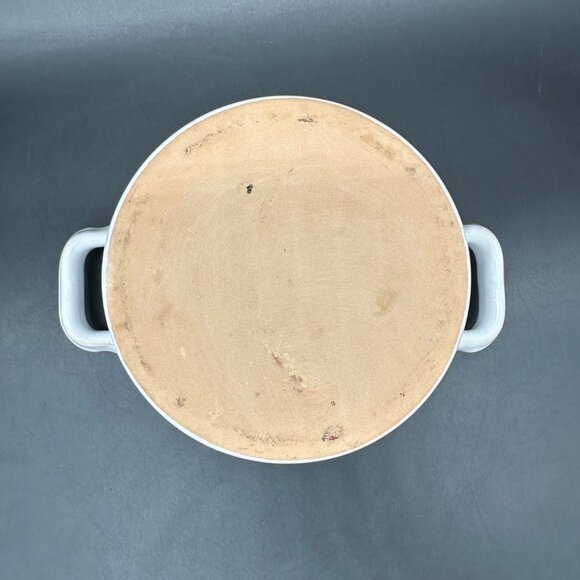 Vintage Casserole Dish Dieulefit France PHP Pottery Lavender Purple Cottagecore - Picture 7 of 10